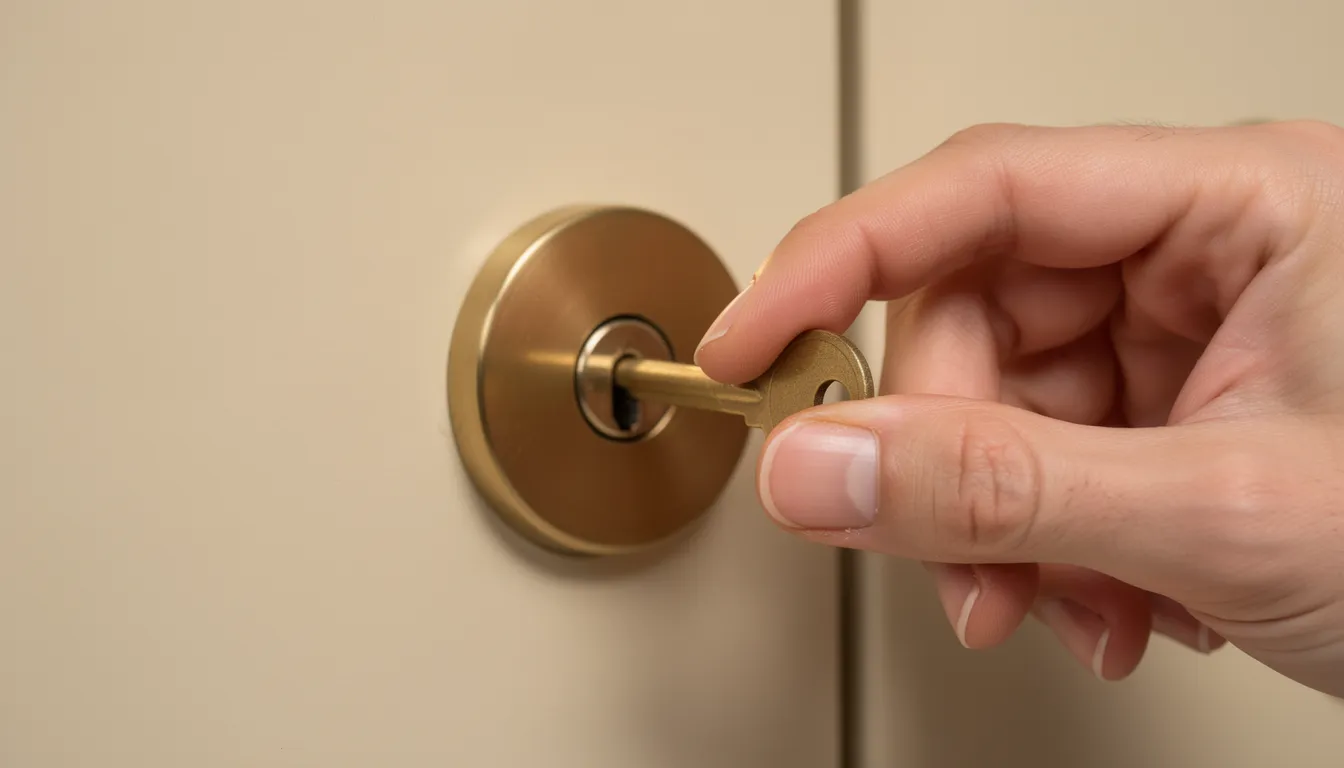 La clé ne tourne plus dans la serrure : que faire ?
