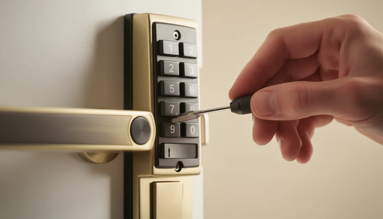Clavier de digicode qui ne répond plus : dépanner l'entrée