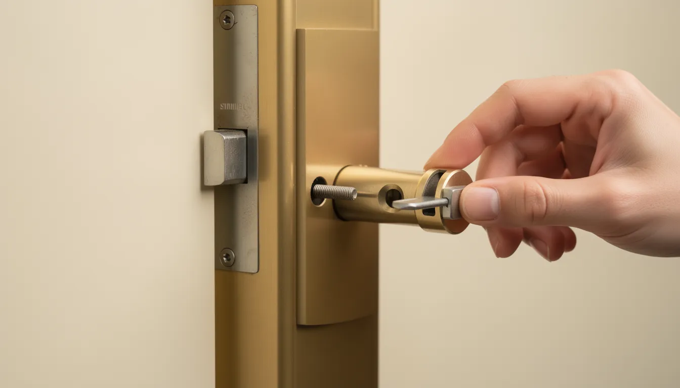 Loquet de portail coincé : débloquer et régler