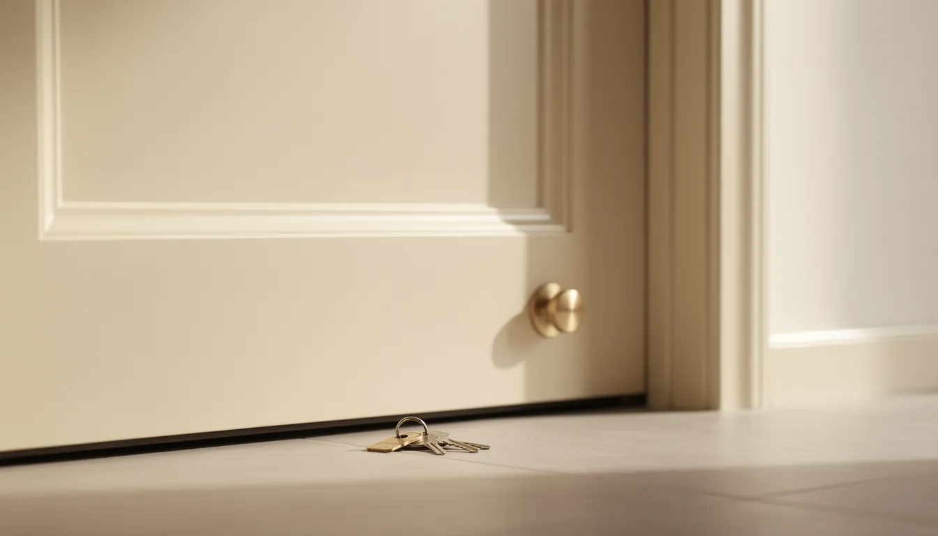 Porte claquée : que faire avant d'appeler un serrurier ?