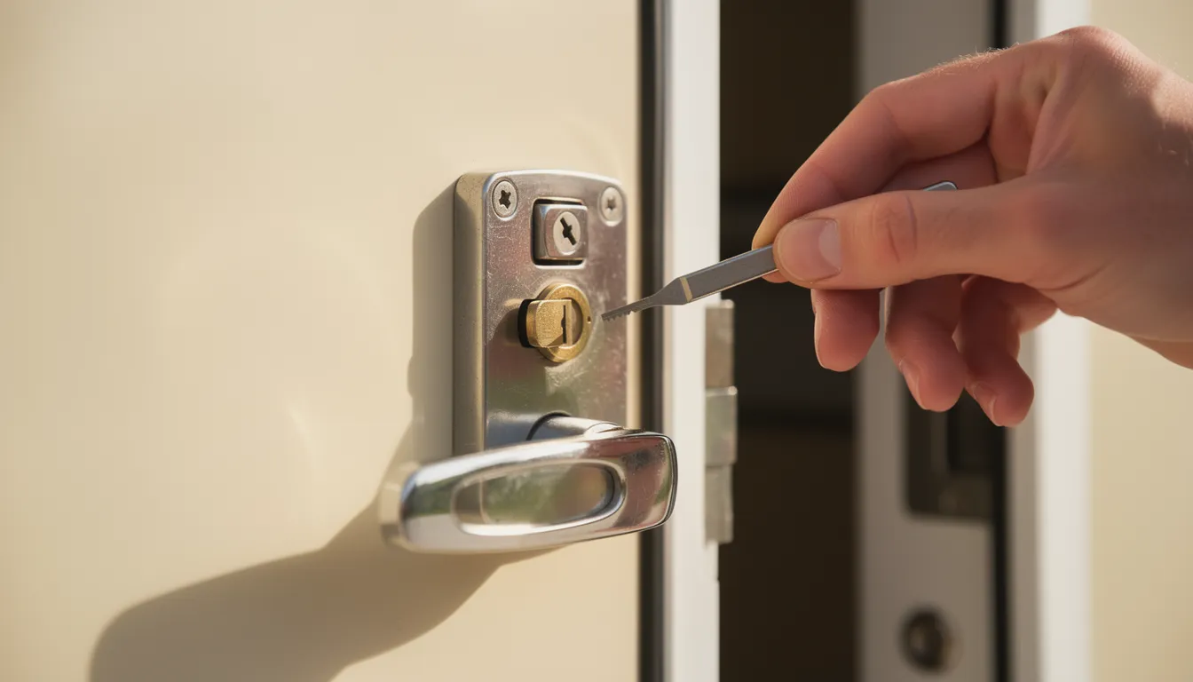Serrure de camping-car ou caravane bloquée : solutions
