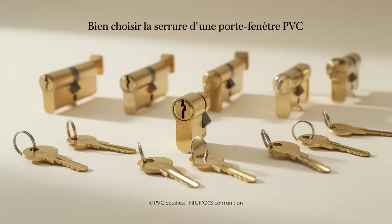 Bien choisir la serrure d'une porte-fenêtre PVC