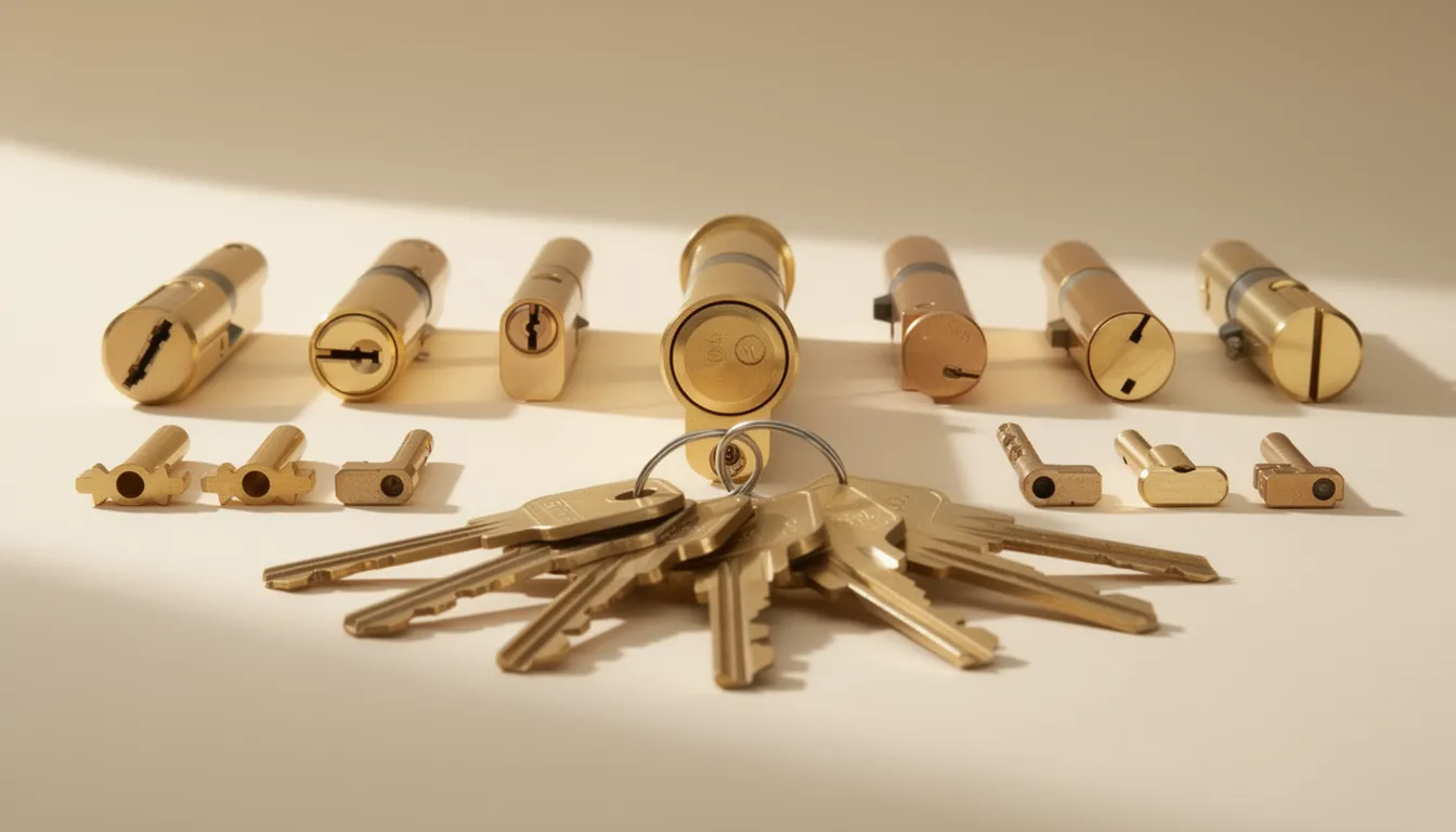 Serrure pour porte métallique d'atelier ou local
